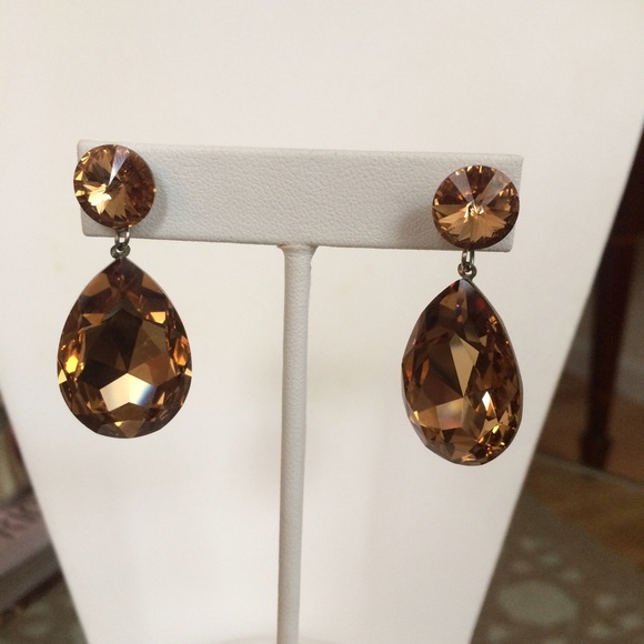 Swarovski Crystal Pendant Earrings