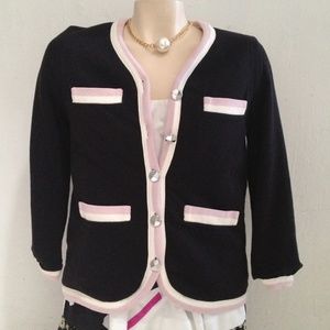 Marc Jacobs Black Cardigan Fleece lined Sweater S