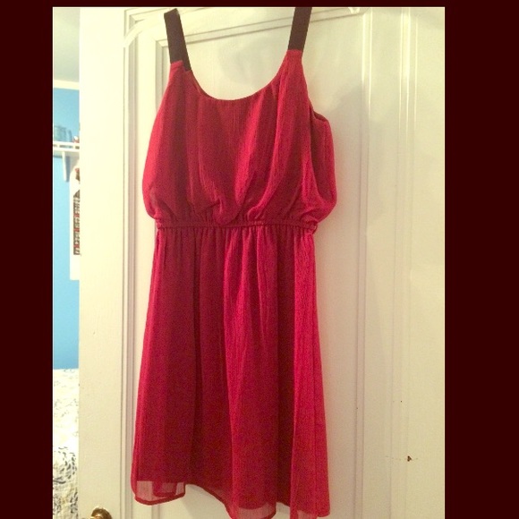 Burgundy Dress