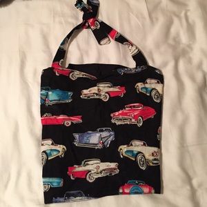 Pin up style halter top