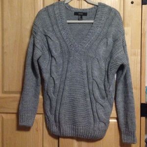 Forever 21 Grey Knit Sweater