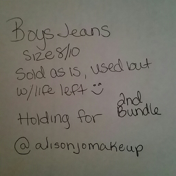 Boys jeans used