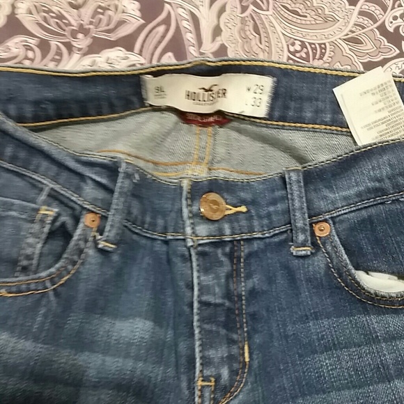Hollister destructed jeans