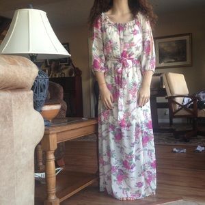 Floral maxi dress