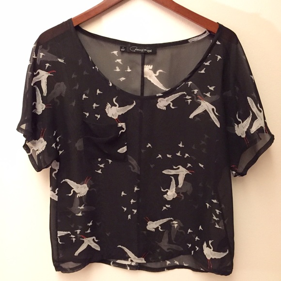 BUNDLED HP🎉[Patterson j Kincaid] crane sheer top - Picture 2 of 4