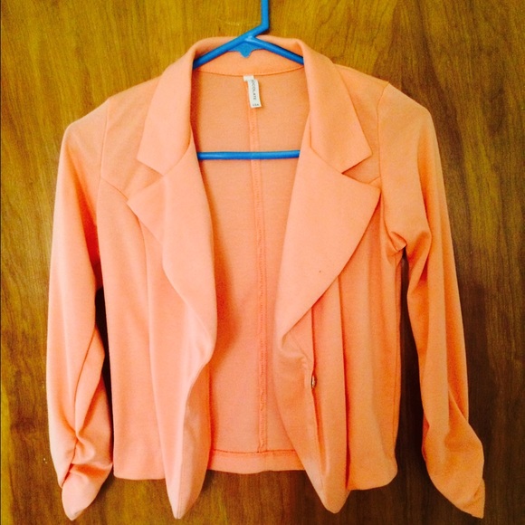 Peach blazer