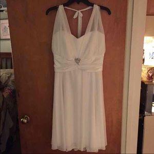 DB studio formal white dress