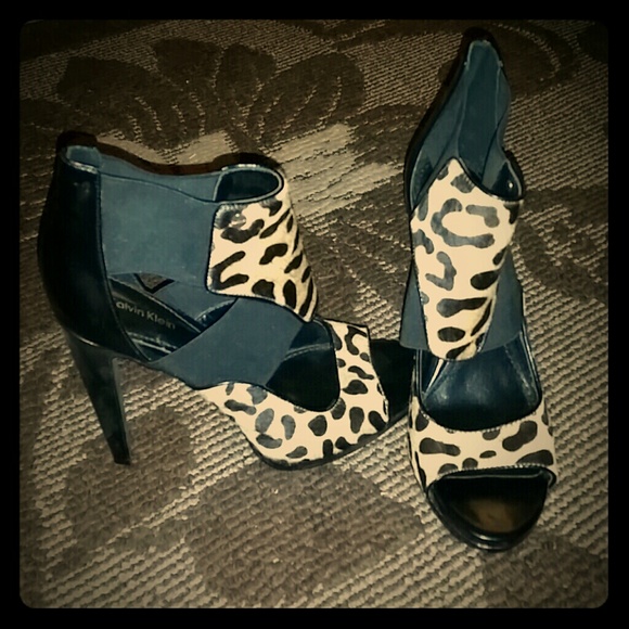 Calvin Klein Cheetah Heels