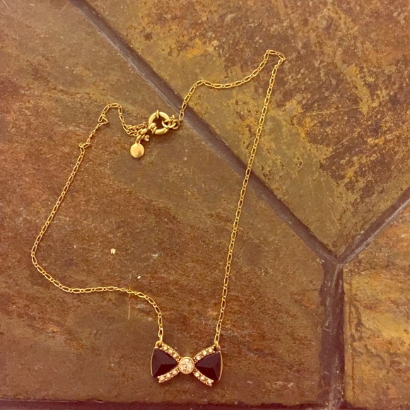 JCrew bow necklace