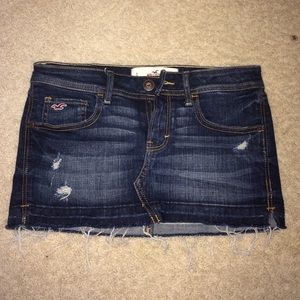 Short denim skirt size 0 24 waist