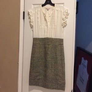 Rebecca Taylor dress size 6 lace tweed BNWT