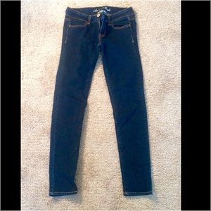 American Eagle dark wash super stretch skinny jean