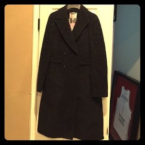 Rebecca Taylor charcoal grey coat size 6 BNWT