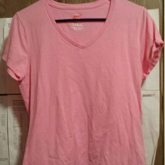 Pink v neck