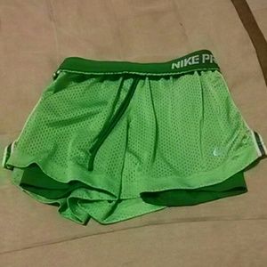 XS Nike Pro Combat shorts with compression