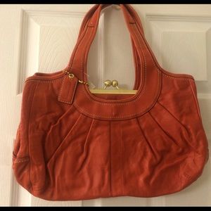 NWT Coach F12248 Ergo Leather Pleated satchel