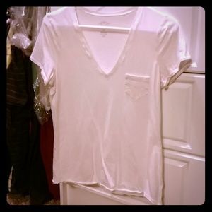 Old Navy White  V-neck top