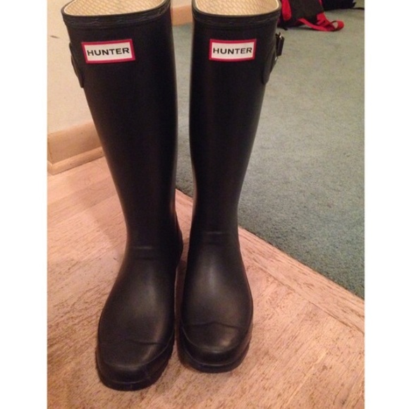 Huntress Tall Matte Black Hunter Boots