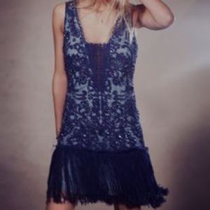 NWT Free People Shimmer Down Dress