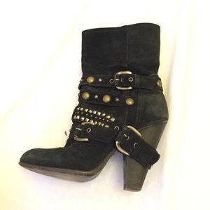 BARNEYS NEW YORK Studded Boots