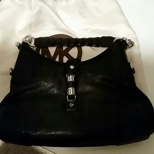 Michael Kors Black Leather Handbag