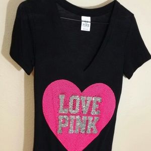 PINK VS top and cotton shorts bundle