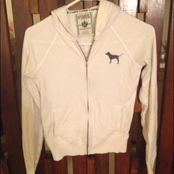 Victoria's Secret hooded zip-up sweatshirt XS