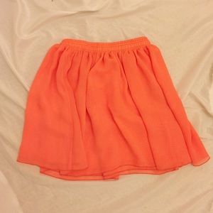 American Apparel Chiffon Skirt
