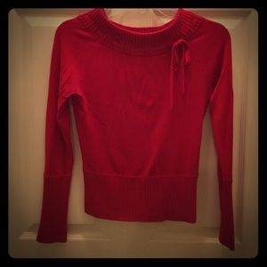 The Limited red sweater