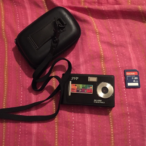 black digital camera