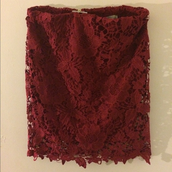 Charlotte rousse crotchet pencil skirt