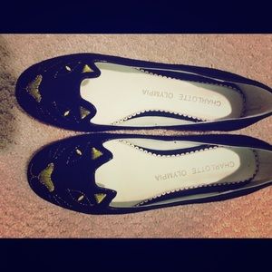 Kitty black flat worn once sz 39