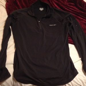 Reebok black quarter zip.