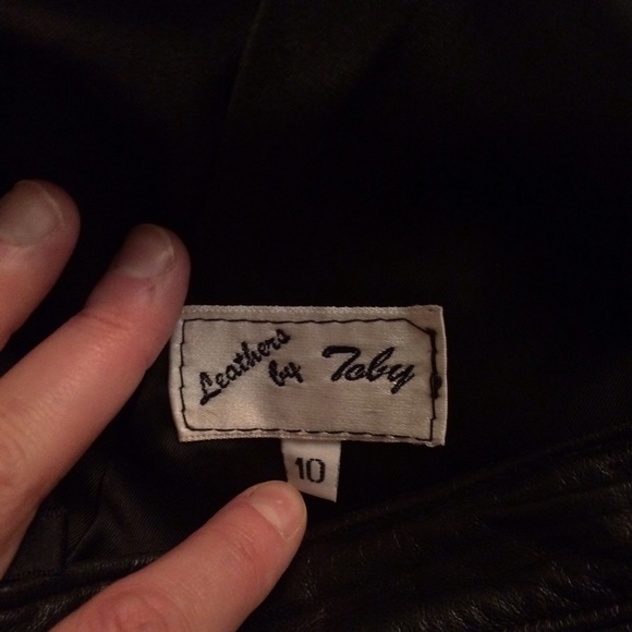 Genuine Leather Pencil Skirt - Picture 4 of 4