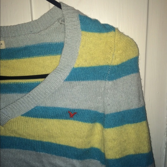 Yellow-Blue Stripped Sweater