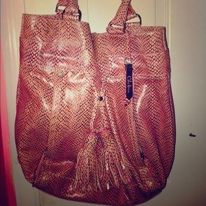 Cole haan snake skin bag!