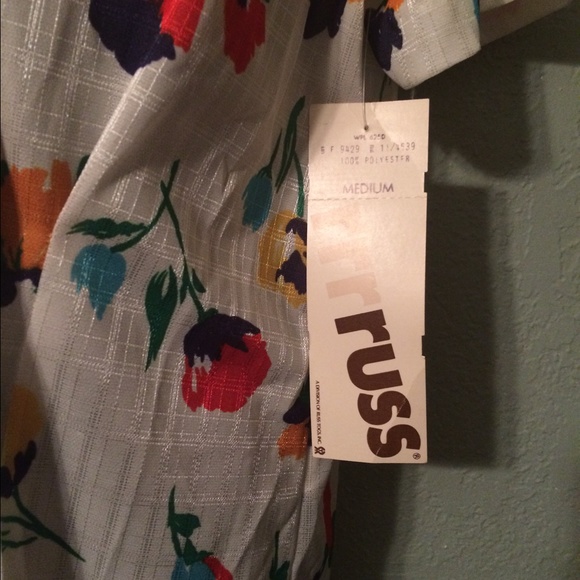 Vintage floral secretary blouse - Picture 2 of 4