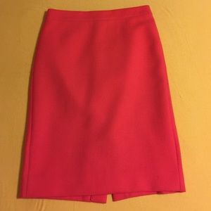 J. Crew no. 2 pencil skirt in pink wool
