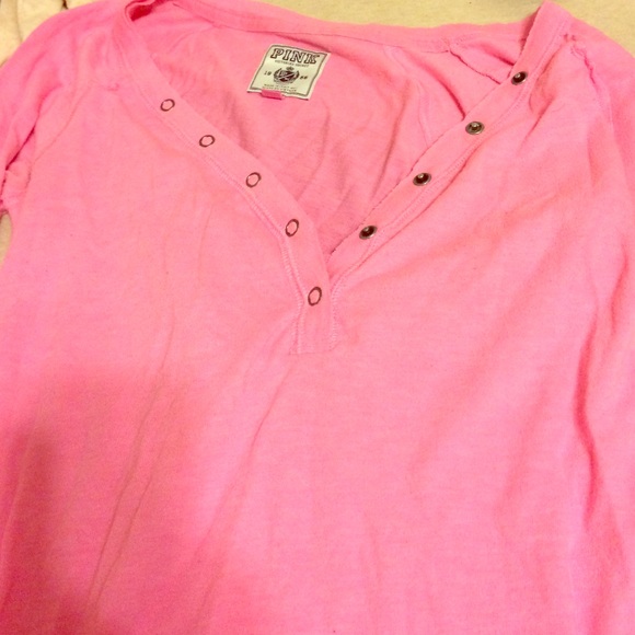 Victoria's Secret pink long sleeve shirt
