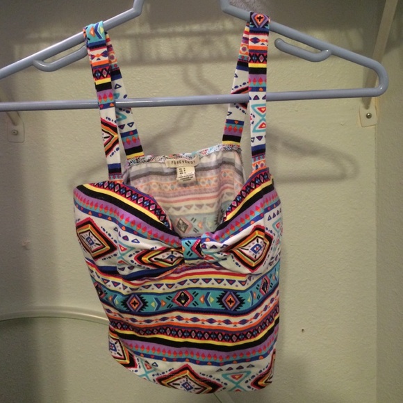 Tribal crop top
