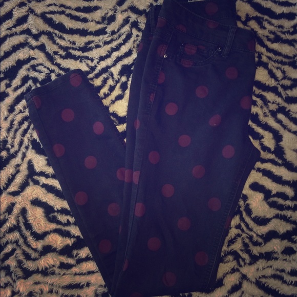 Polka Dot Skinny jeans