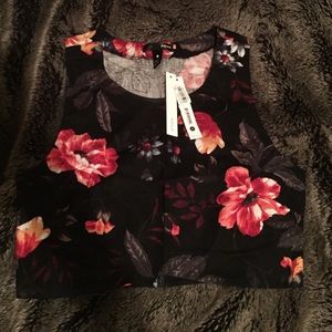 Floral crop top