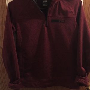 Victorias Secret Pink Ultimate half-zip sweater