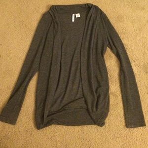 Grey cardigan