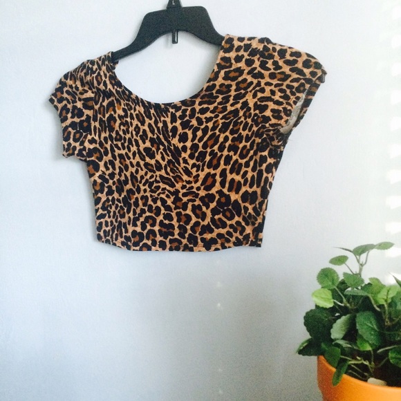 Cheetah crop top