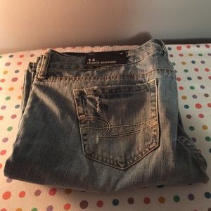 American Eagle Distressed Boyfriend Jeans