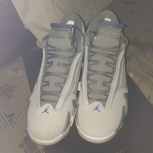 Air jordan 14 retro grey & blue