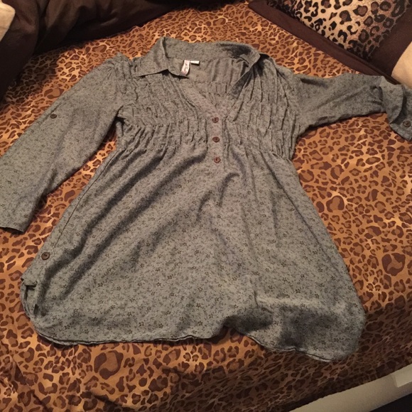 Grey T-shirt tunic