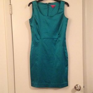 New York & Co teal sheath dress