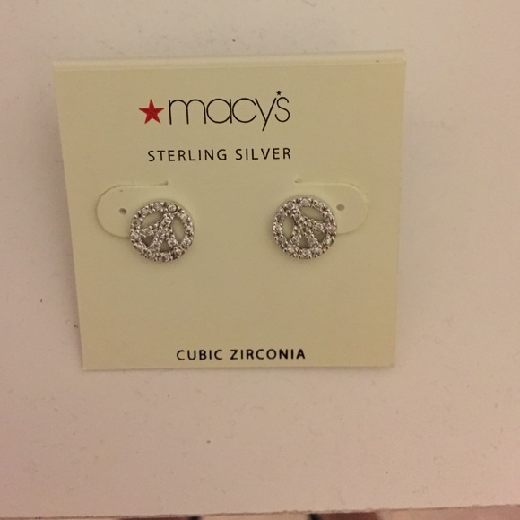 Peace earrings